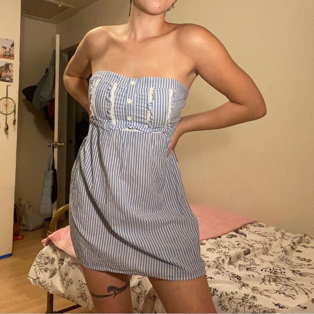 Cute Mini Stapless Dress